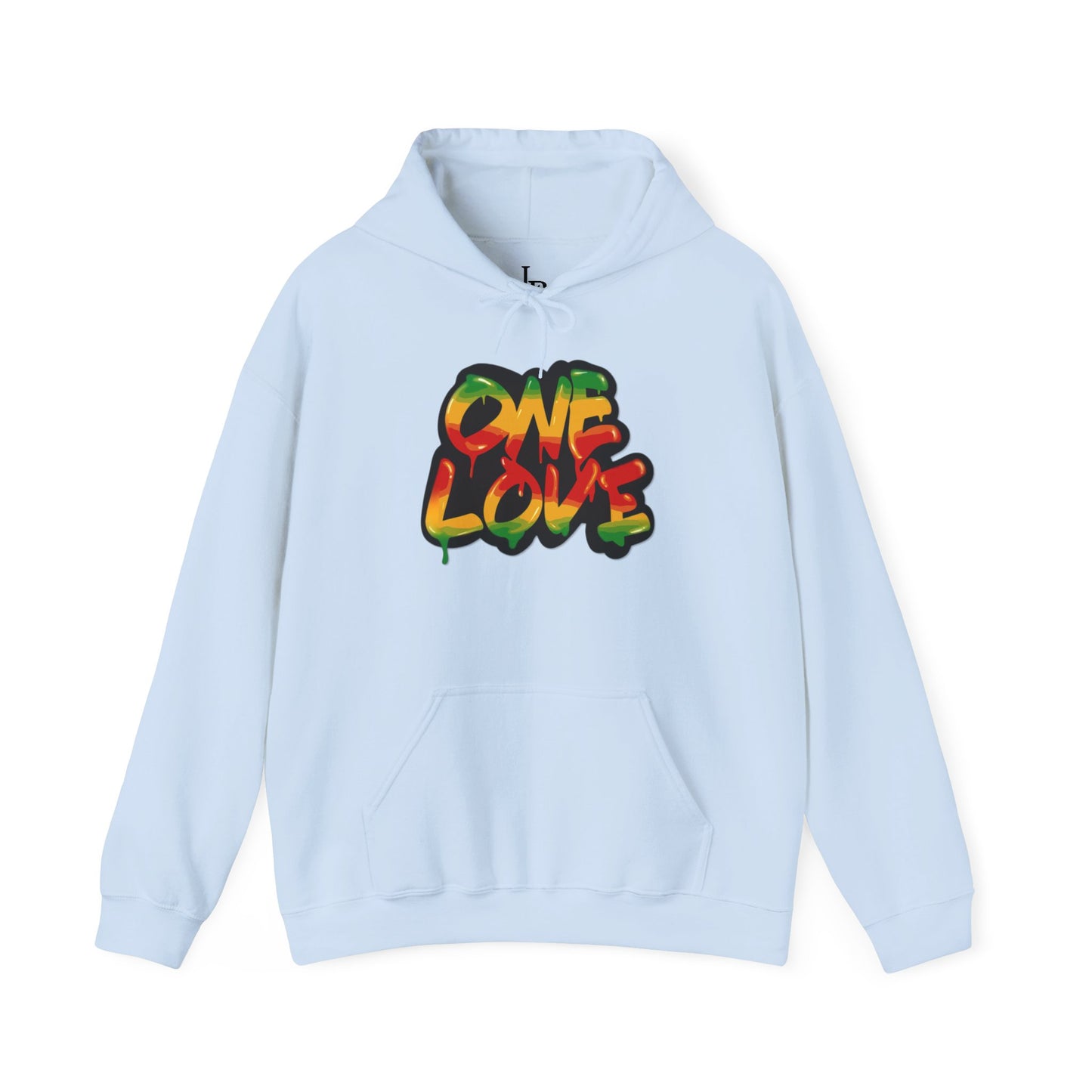 One Love Unisex Hoodie, Cozy Sweatshirt, Casual Wear, Gifts for Adventures, Pride Apparel, Comfortable Streetwear