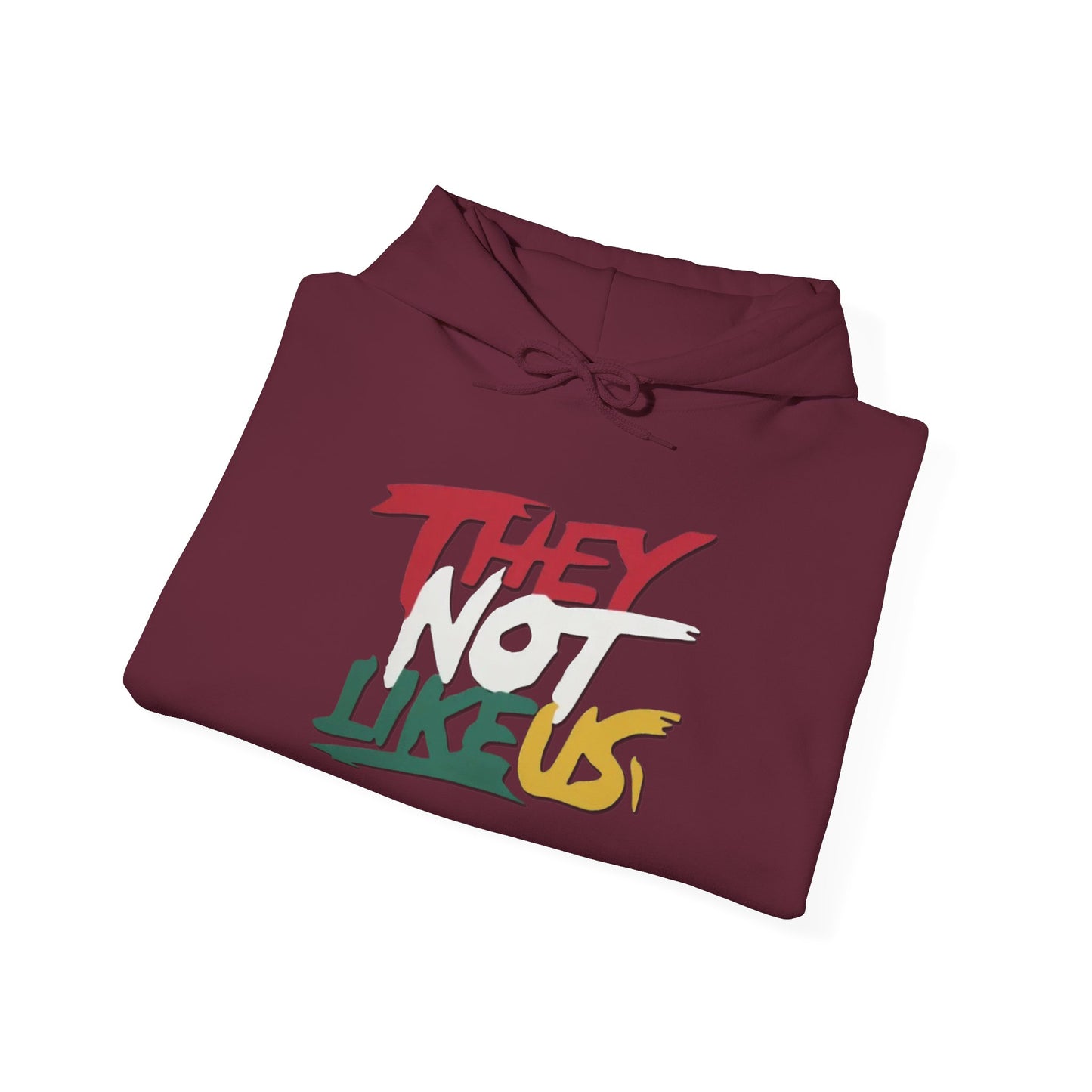 They Not Like US Unisex Hoodie, Cozy Sweatshirt, Casual Wear, Gifts for Adventures, Pride Apparel, Comfortable Streetwear