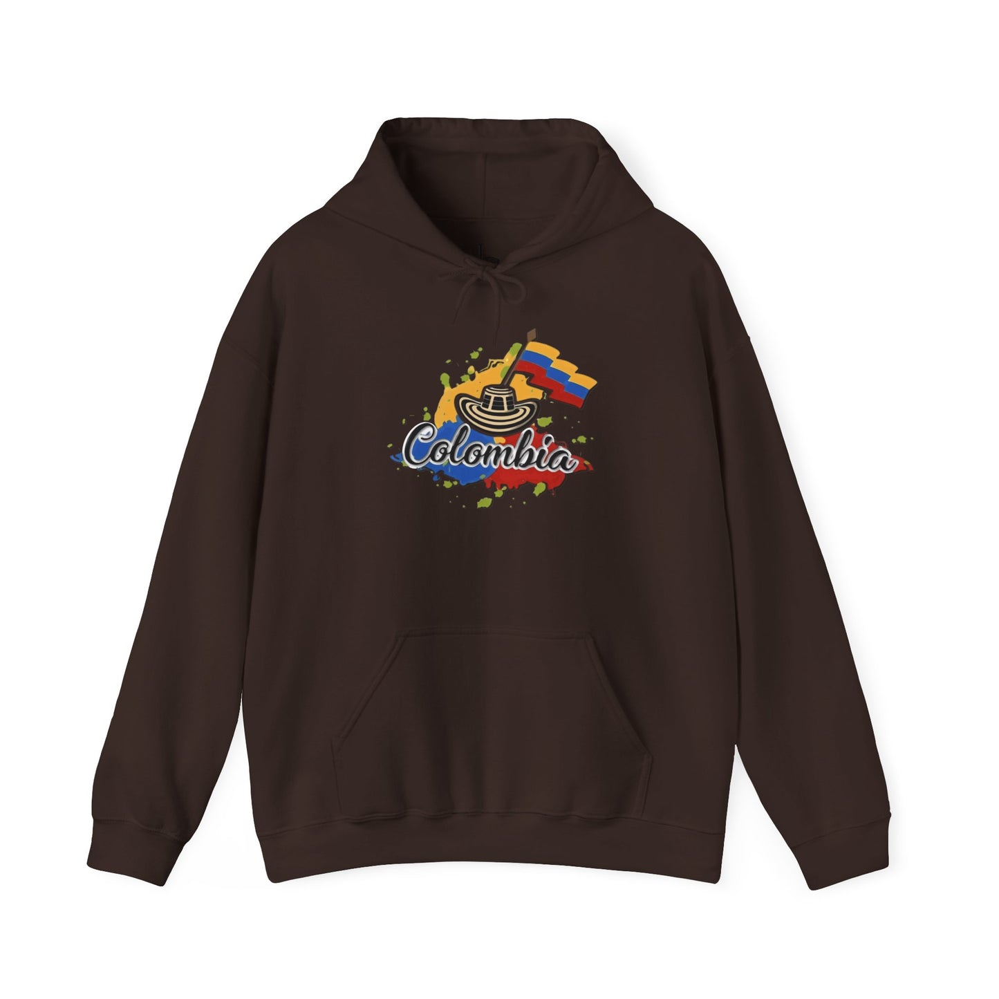 Colombia Unisex Hoodie, Cozy Sweatshirt, Casual Wear, Gifts for Adventures, Pride Apparel, Comfortable Streetwear