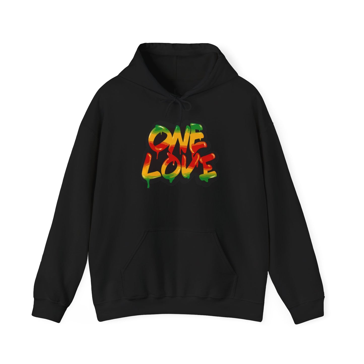 One Love Unisex Hoodie, Cozy Sweatshirt, Casual Wear, Gifts for Adventures, Pride Apparel, Comfortable Streetwear