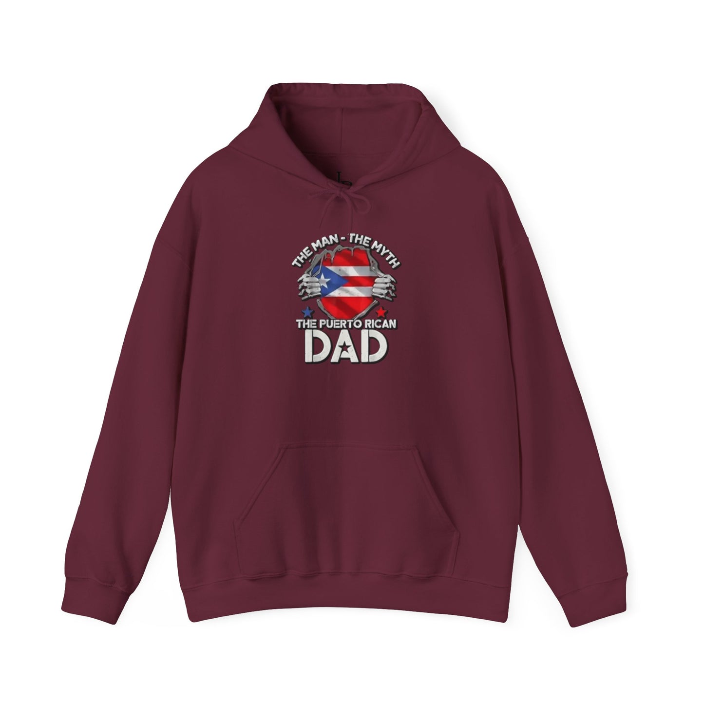 The Puerto Rican DAD Unisex Hoodie, Cozy Sweatshirt, Casual Wear, Gifts for Adventures, Pride Apparel, Comfortable Streetwear