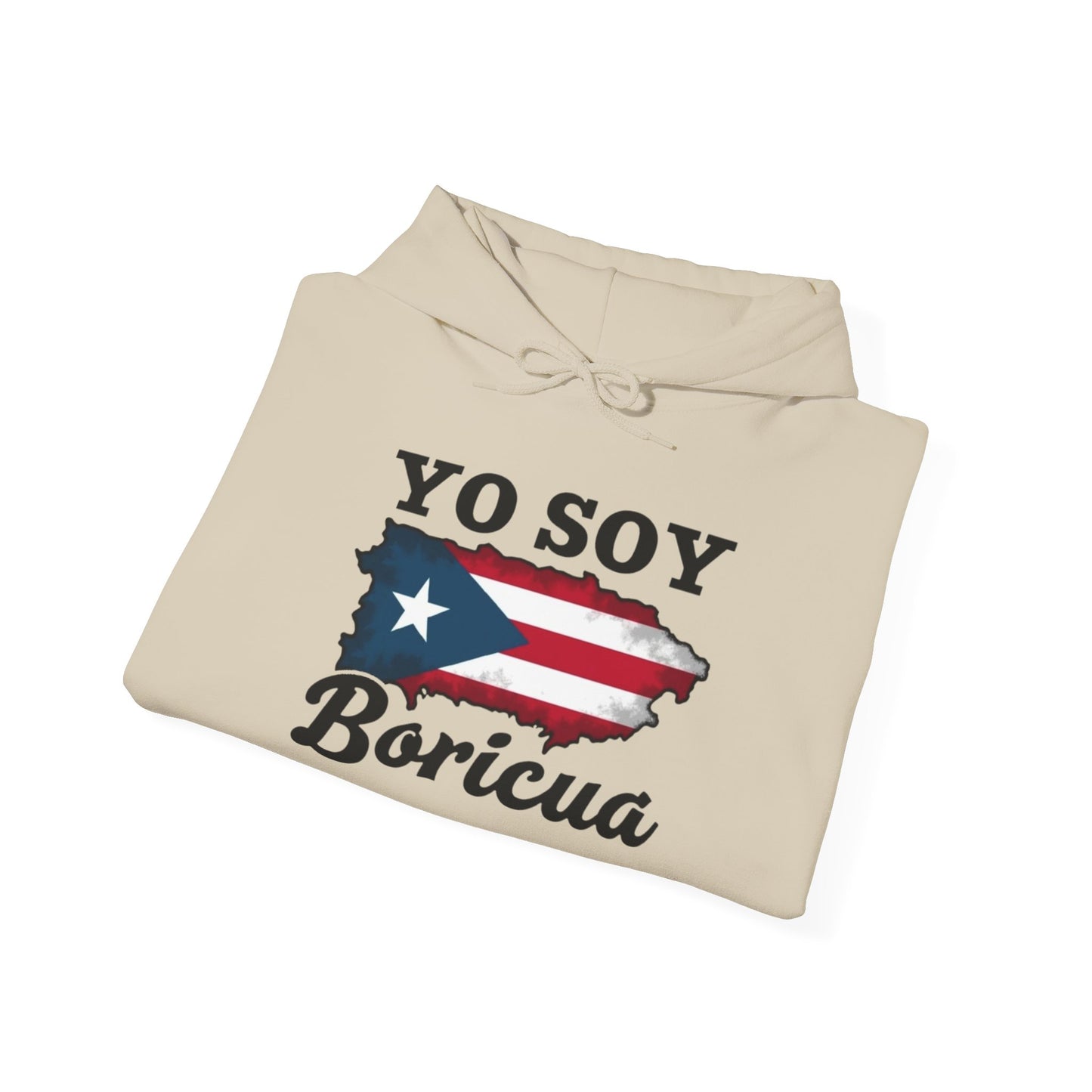Yo Soy Boricua Unisex Hoodie, Cozy Sweatshirt, Casual Wear, Gifts for Adventures, Pride Apparel, Comfortable Streetwear