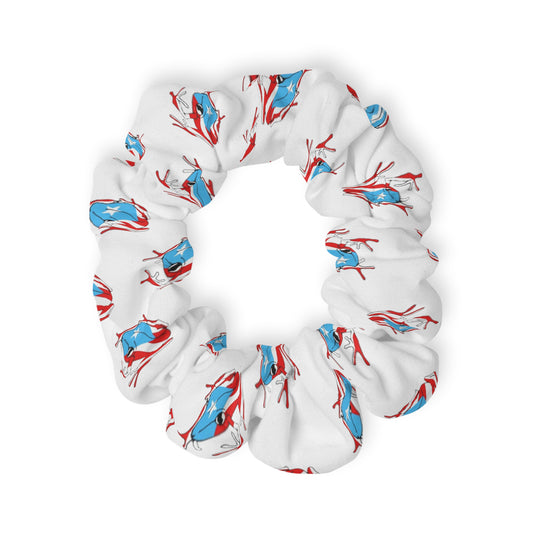 Original PR Flag white, Scrunchie