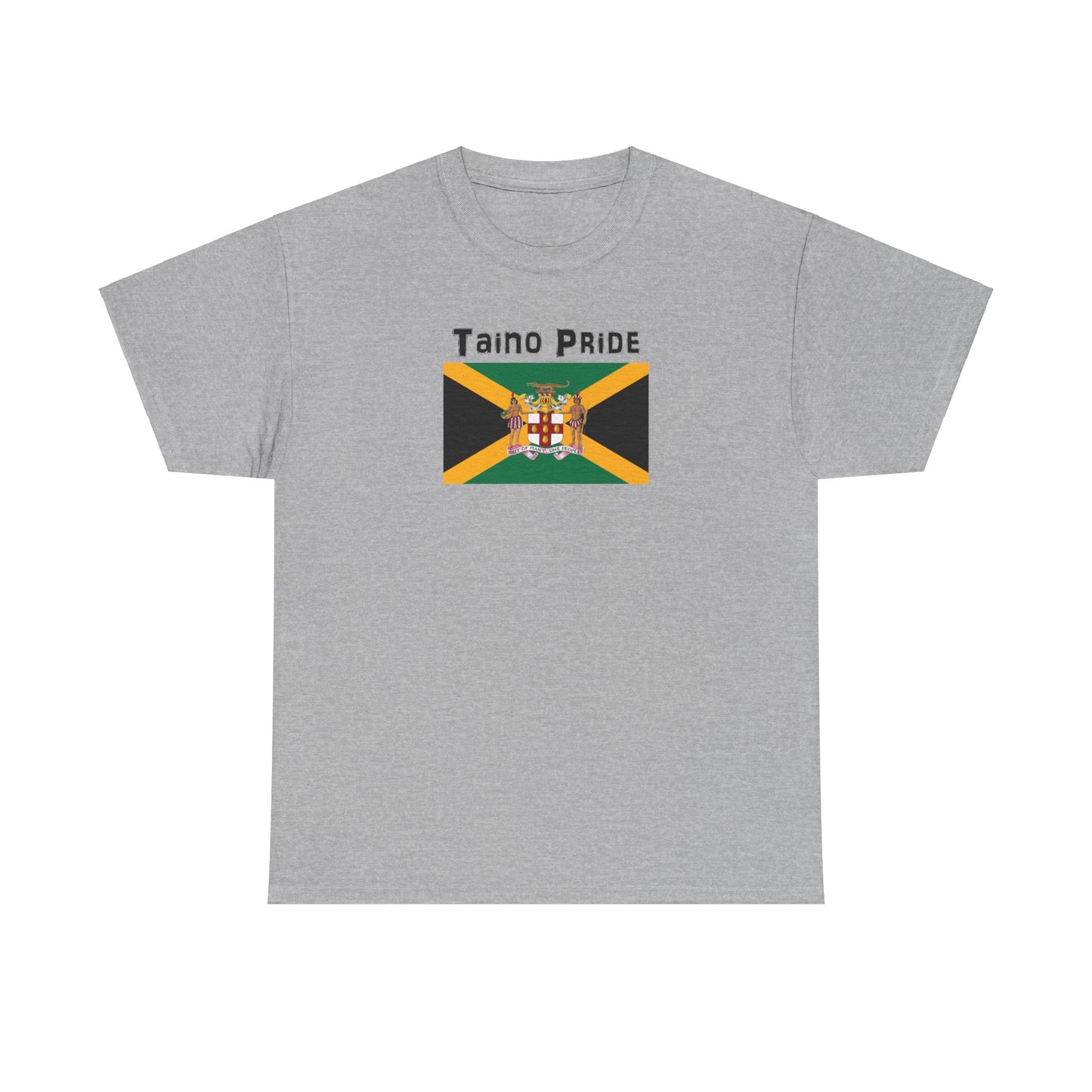 Jamaican Flag Taino Pride, Unisex Heavy Cotton Tee