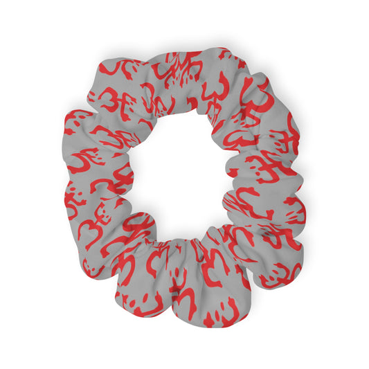 Red Coqui Light Gray, Scrunchie