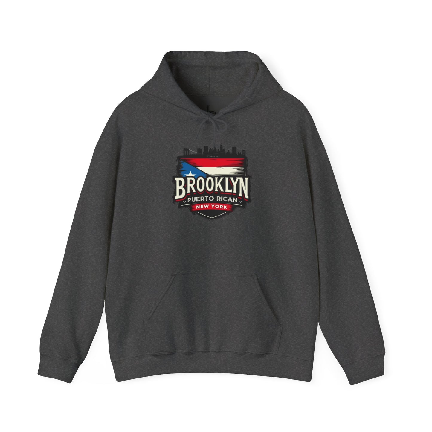 Brooklyn Puerto Rican Unisex Hoodie, Cozy Sweatshirt, Casual Wear, Gifts for Adventures, Pride Apparel, Comfortable Streetwear
