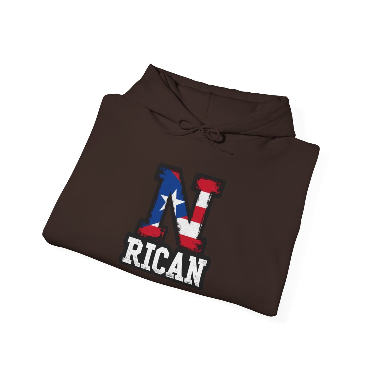 N Rican Unisex Hoodie, Cozy Sweatshirt, Casual Wear, Gifts for Adventures, Pride Apparel, Comfortable Streetwear