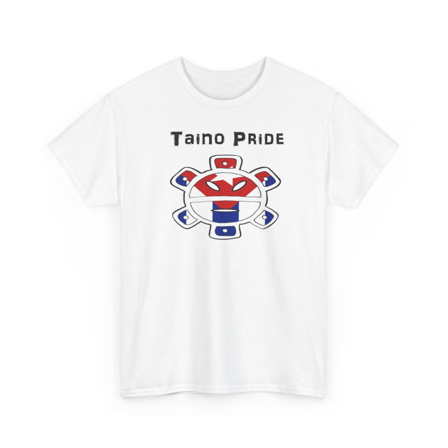 Cuban Flag Taino Pride, Unisex Heavy Cotton Tee