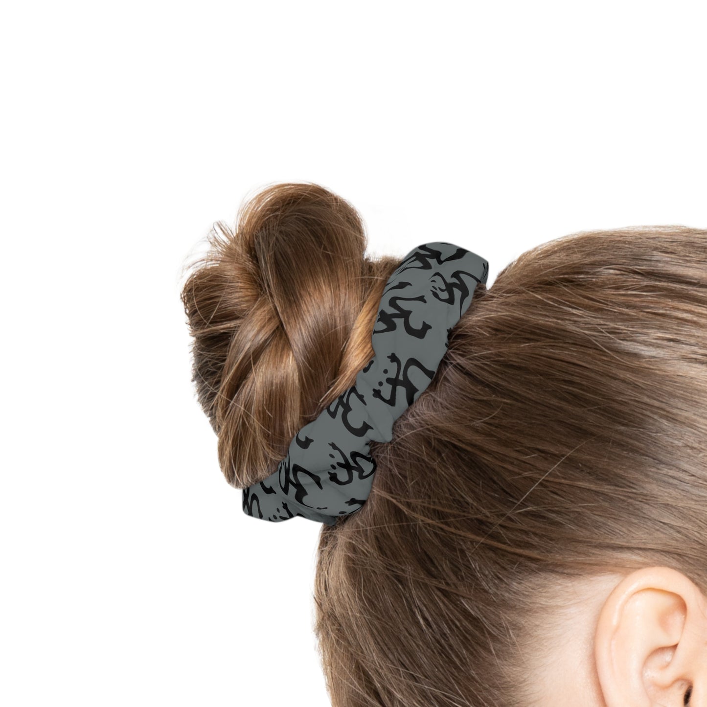 Black Coqui Dark Gray, Scrunchie