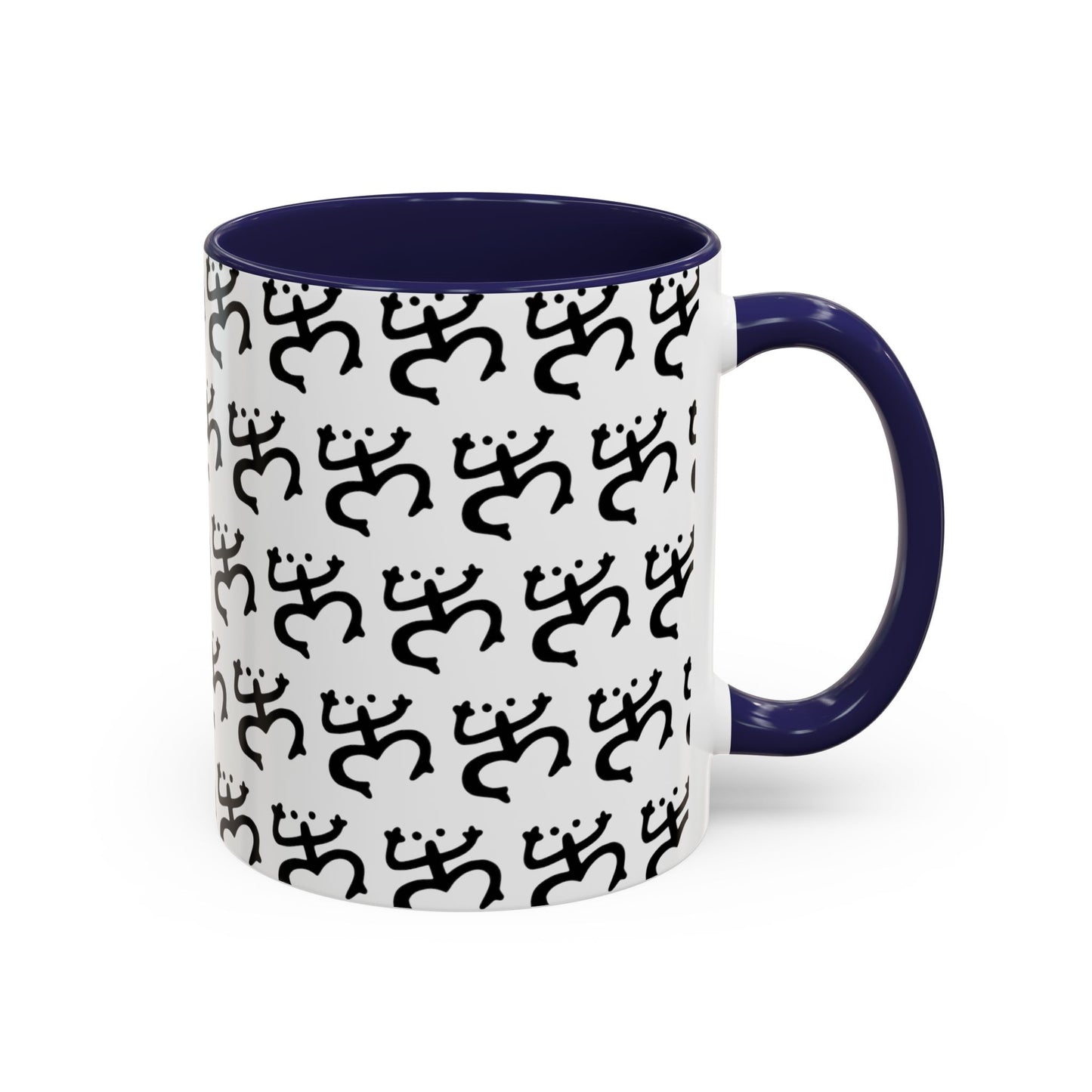 Coqui Symbol, Colorful Accent Mugs, 11oz