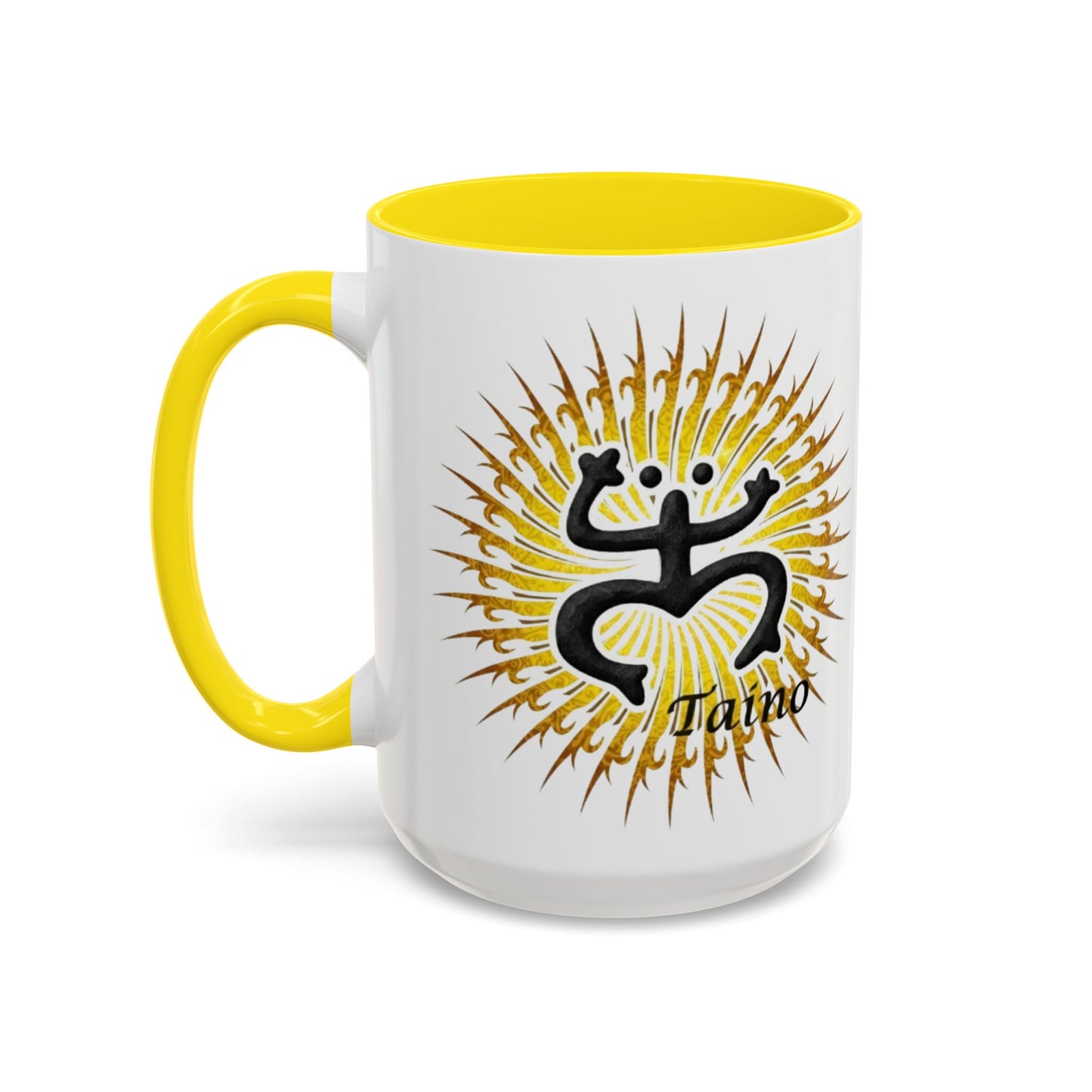 Taino Coqui Sun Colorful Accent Mugs, 11oz