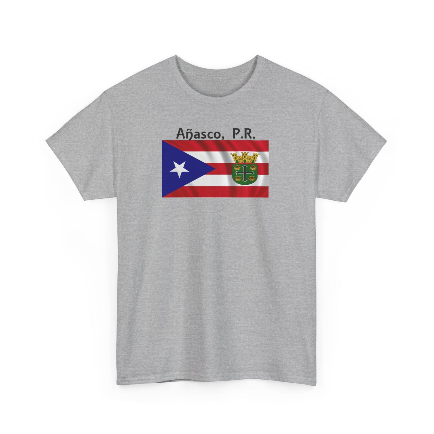 Añasco, Puerto Rico, Unisex Heavy Cotton Tee