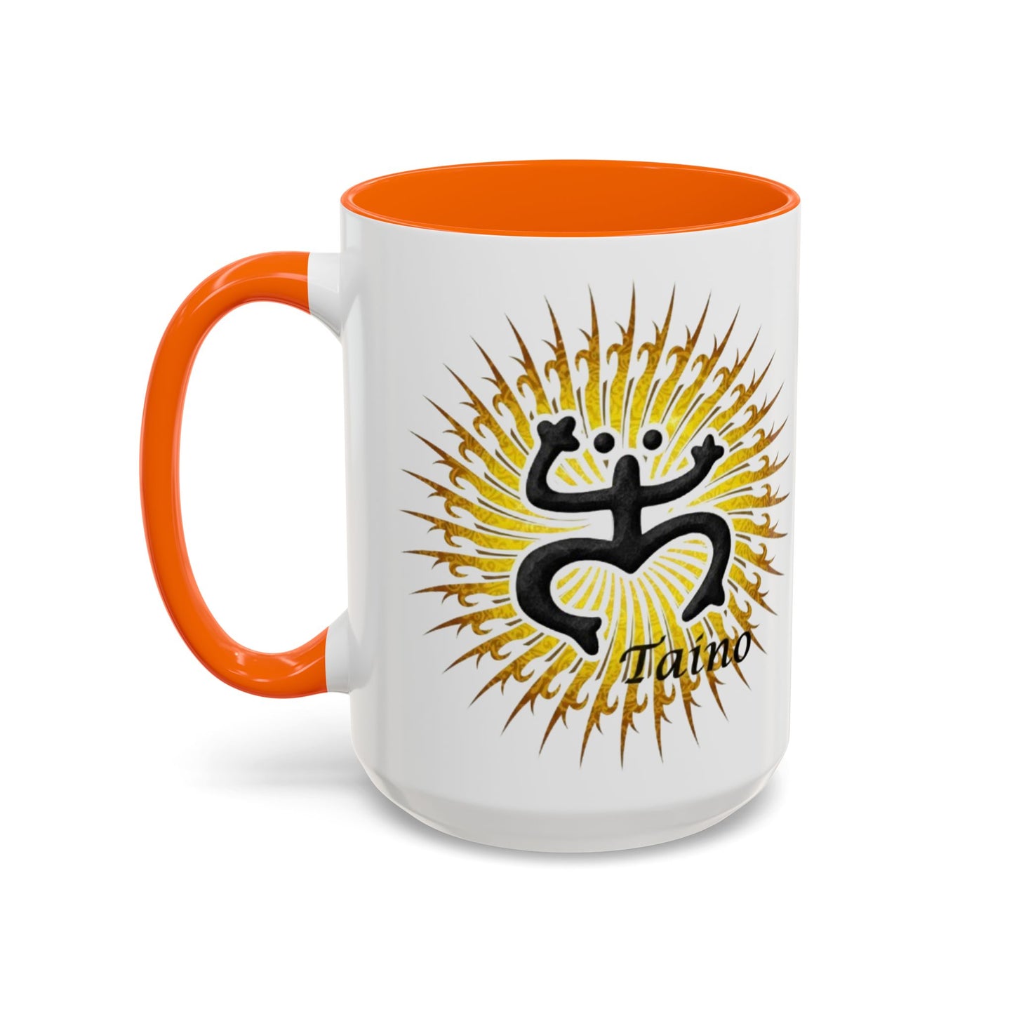 Taino Coqui Sun Colorful Accent Mugs, 11oz