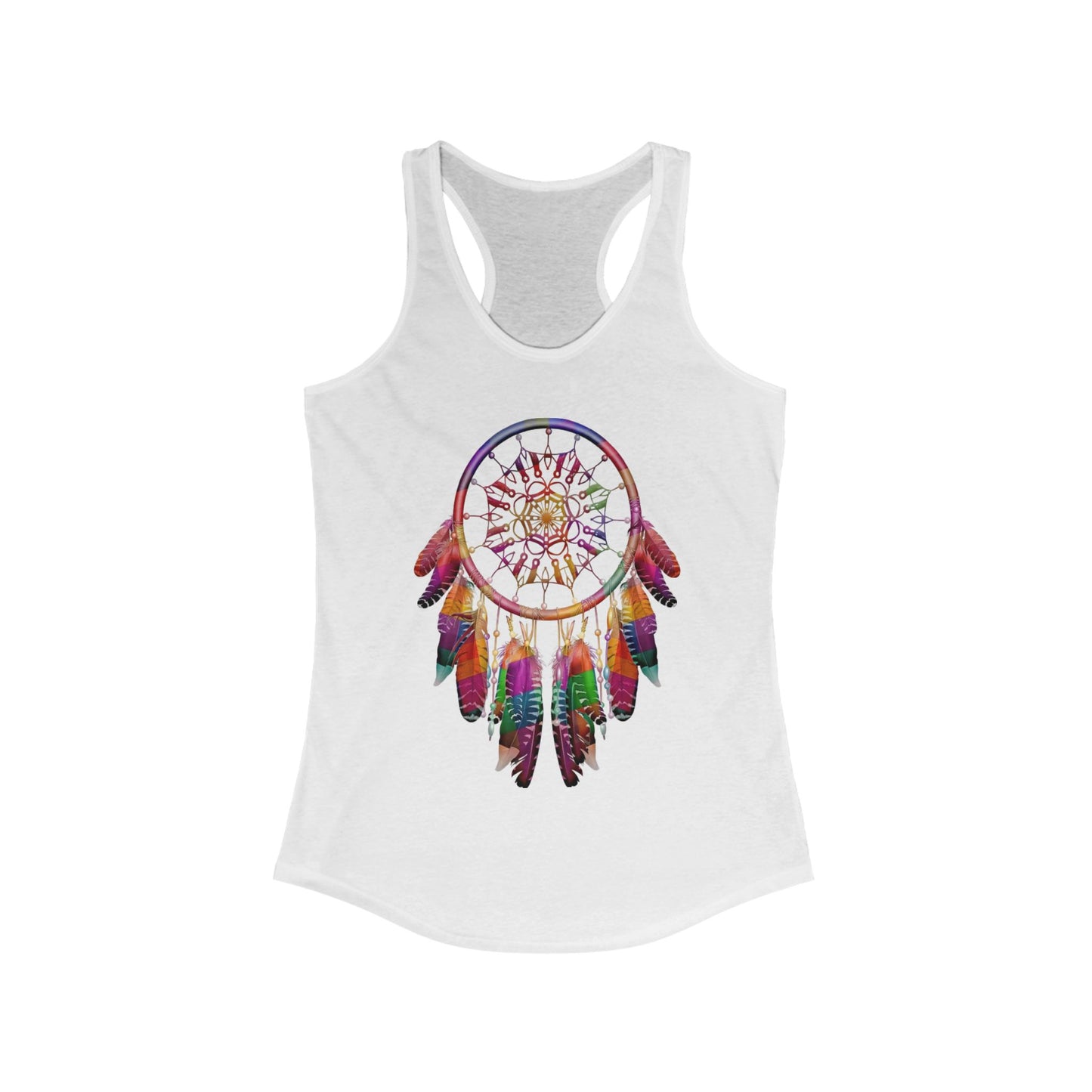 Colorful Dream Catcher, Women's Ideal Racerback Tank