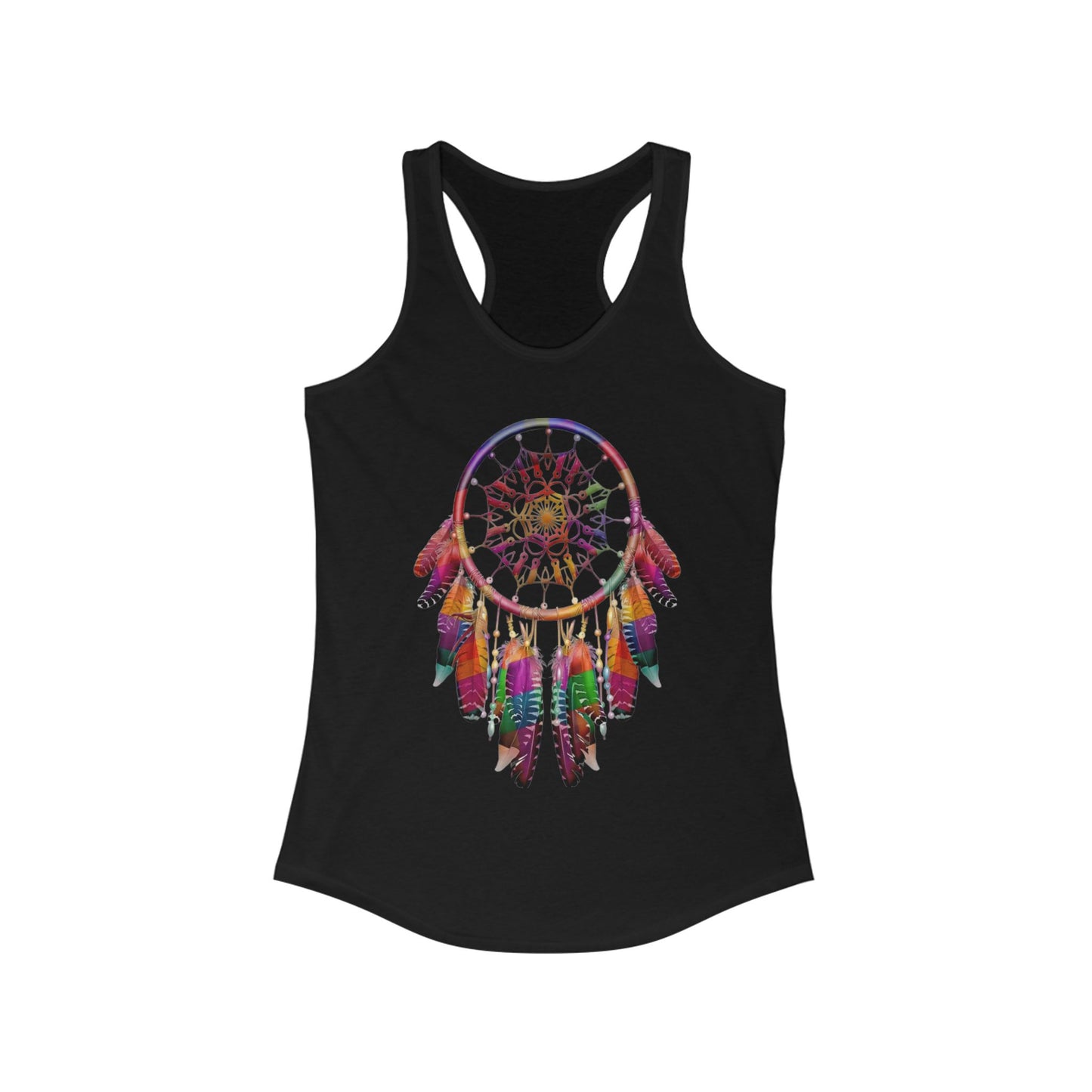 Colorful Dream Catcher, Women's Ideal Racerback Tank