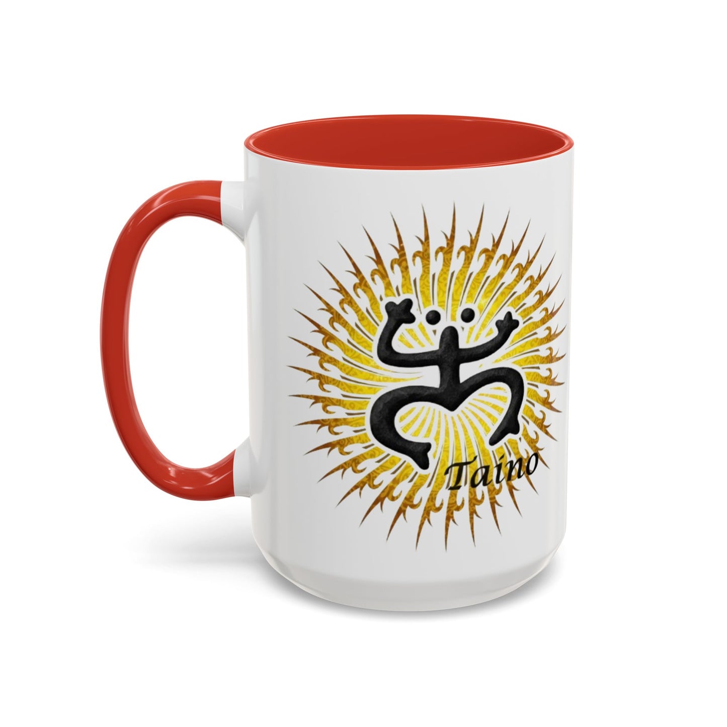 Taino Coqui Sun Colorful Accent Mugs, 11oz