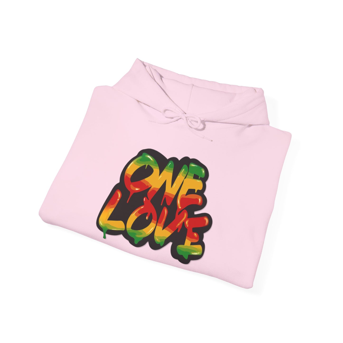 One Love Unisex Hoodie, Cozy Sweatshirt, Casual Wear, Gifts for Adventures, Pride Apparel, Comfortable Streetwear