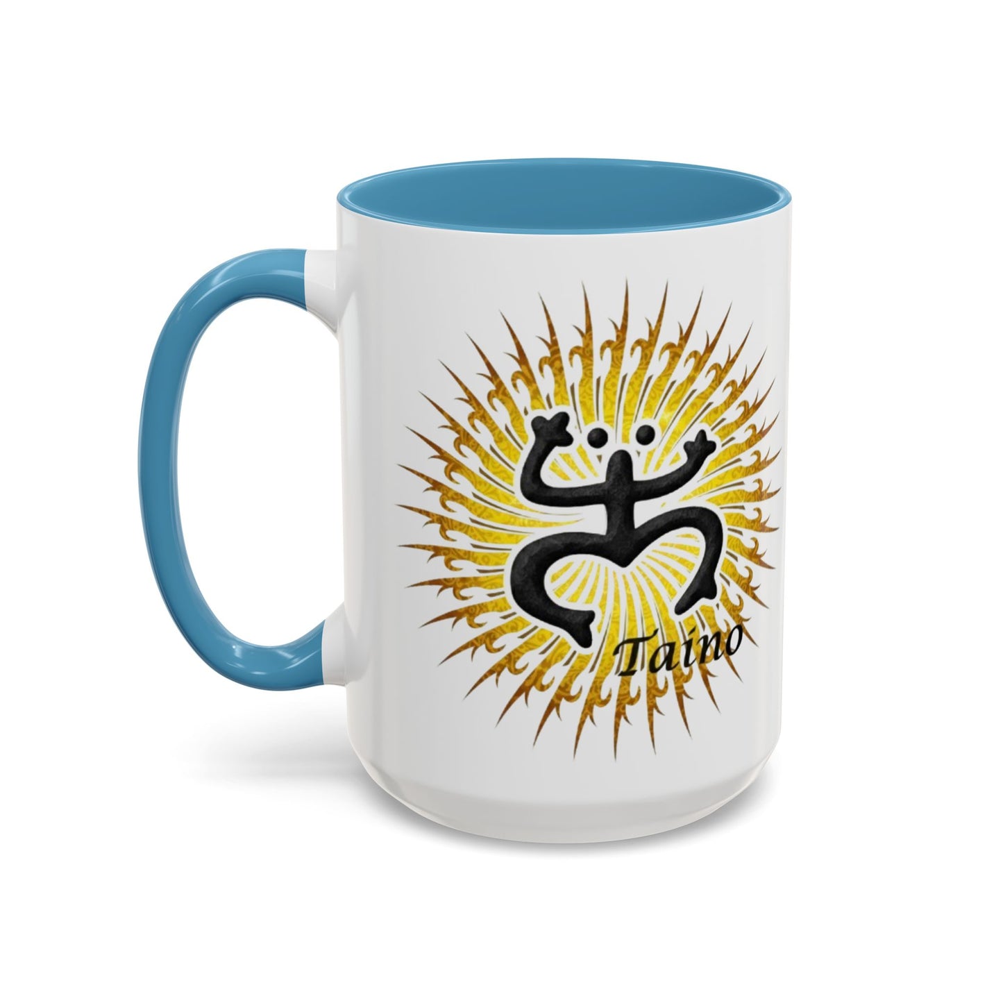 Taino Coqui Sun Colorful Accent Mugs, 11oz