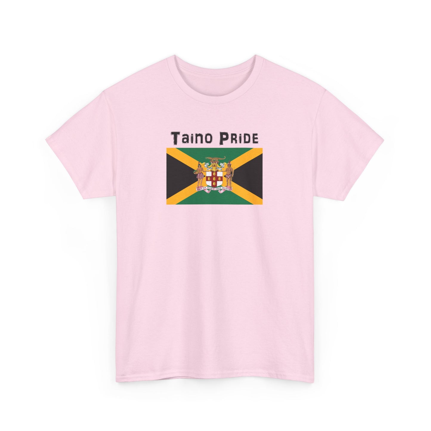 Jamaican Flag Taino Pride, Unisex Heavy Cotton Tee