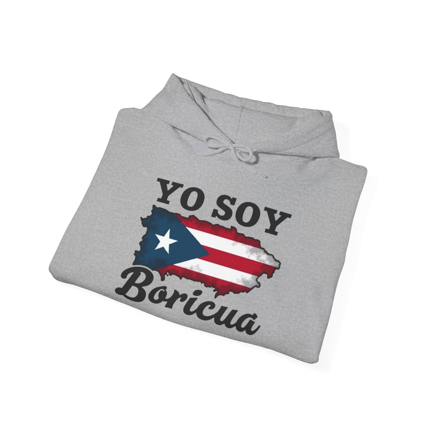 Yo Soy Boricua Unisex Hoodie, Cozy Sweatshirt, Casual Wear, Gifts for Adventures, Pride Apparel, Comfortable Streetwear