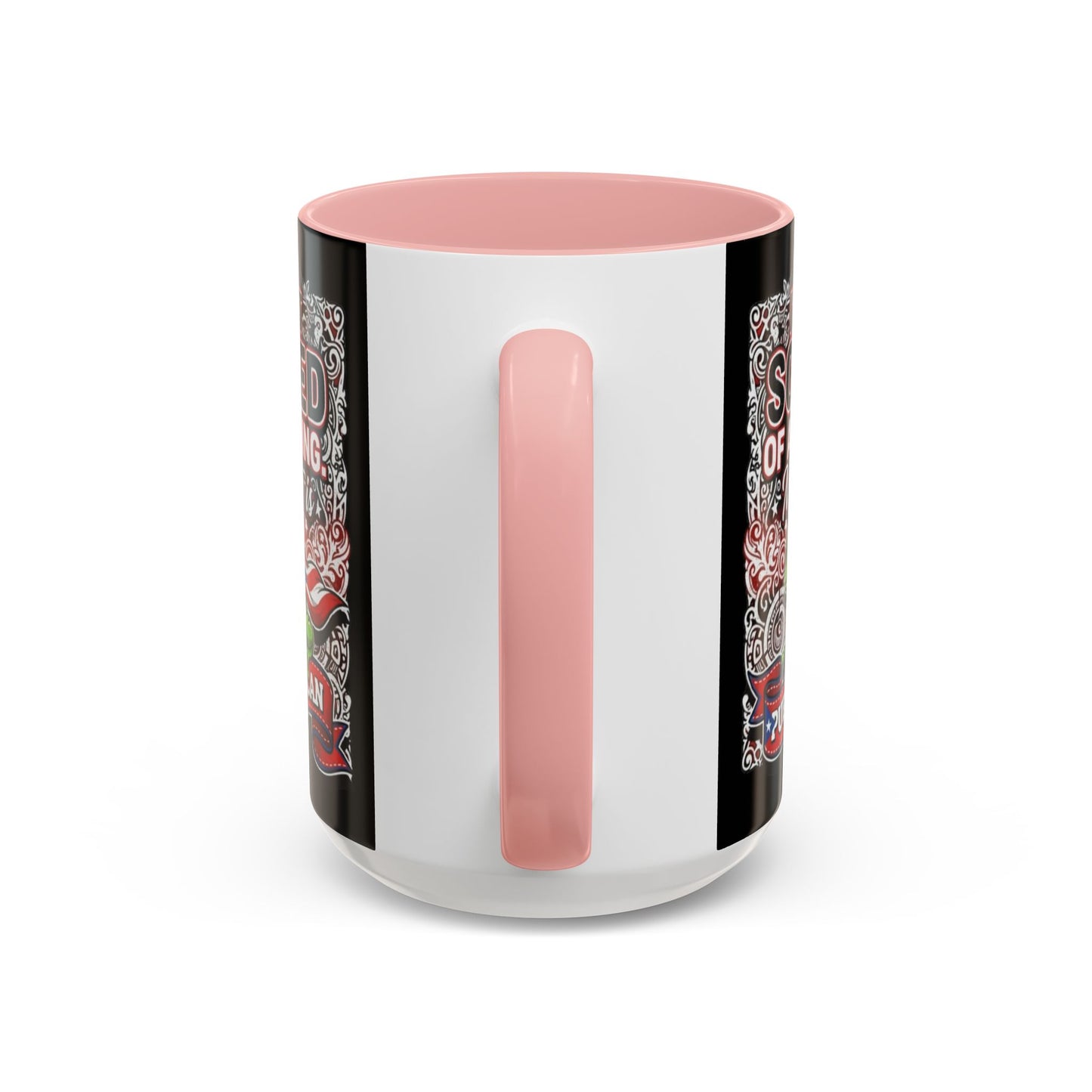I'M NOT SCARED OF ANYTHING..., Colorful Accent Mugs, 11oz