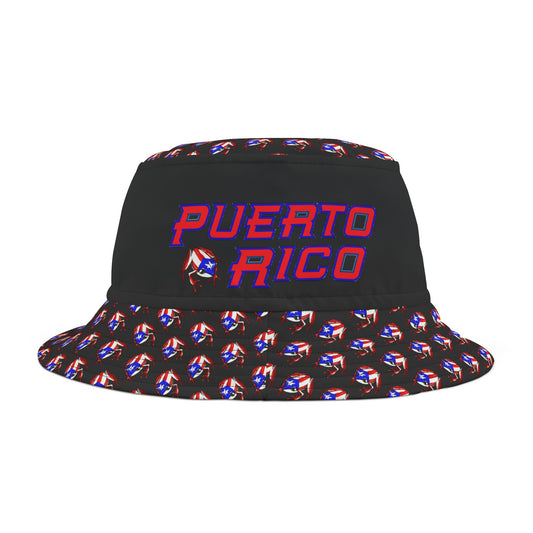 Puerto Rico Coqui, Bucket Hat (AOP)