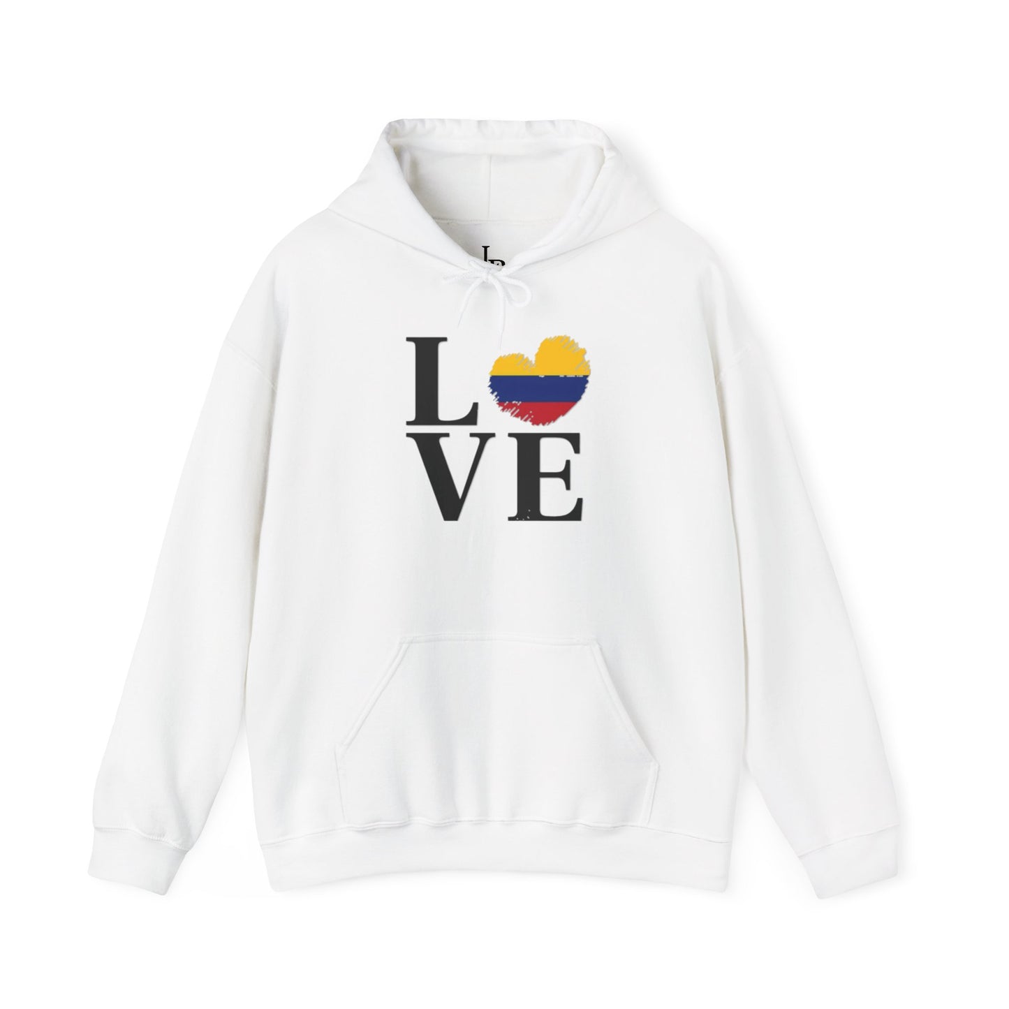 Love Colombia Unisex Hoodie, Cozy Sweatshirt, Casual Wear, Gifts for Adventures, Pride Apparel, Comfortable Streetwear