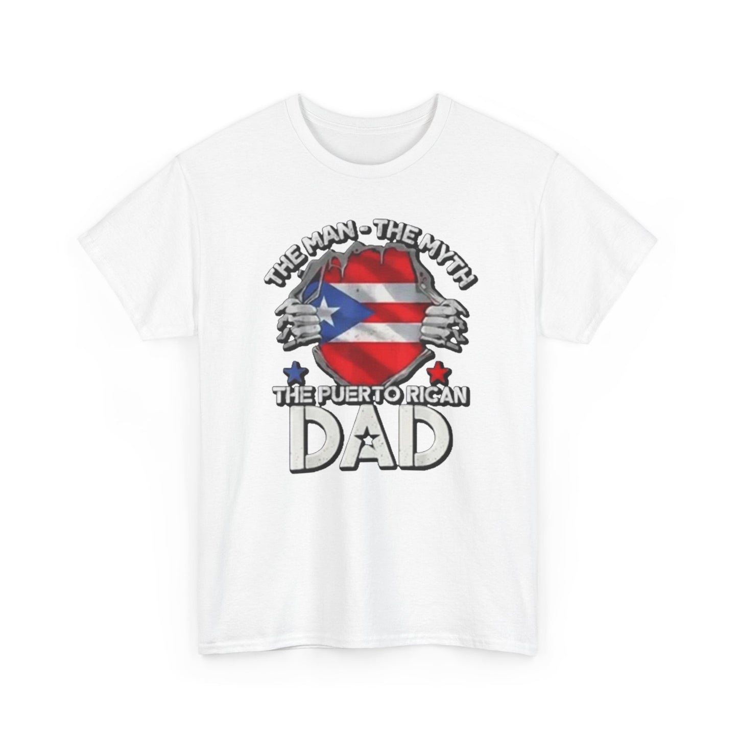 The Puerto Rican DAD, Unisex Heavy Cotton Tee