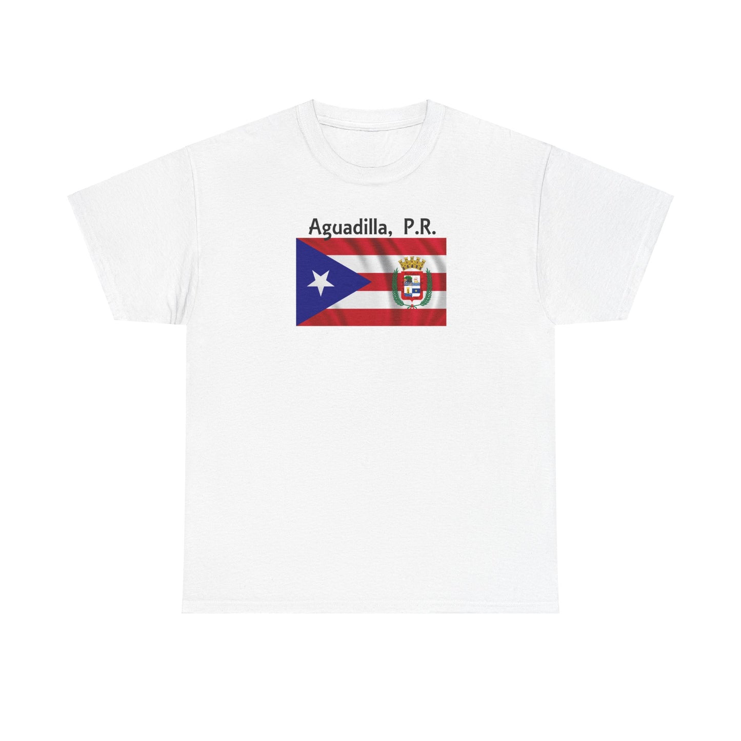 Aguadilla, Puerto Rico, Unisex Heavy Cotton Tee