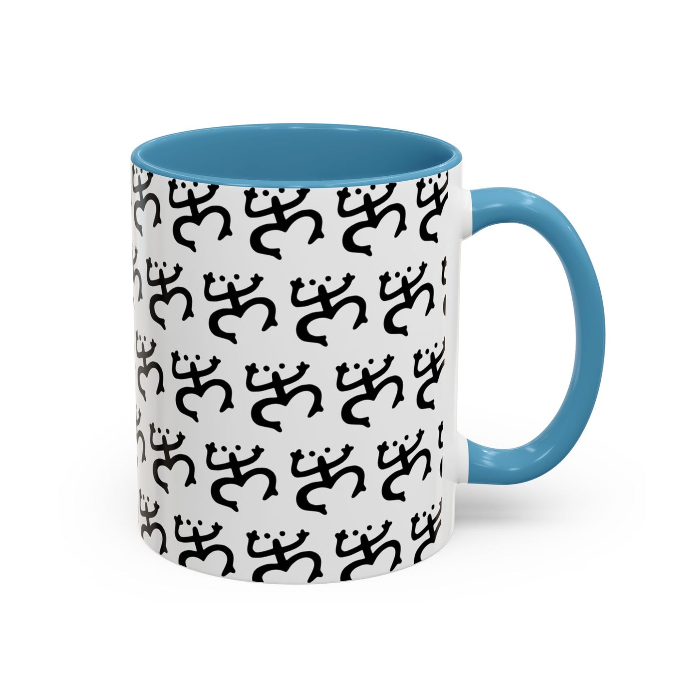 Coqui Symbol, Colorful Accent Mugs, 11oz