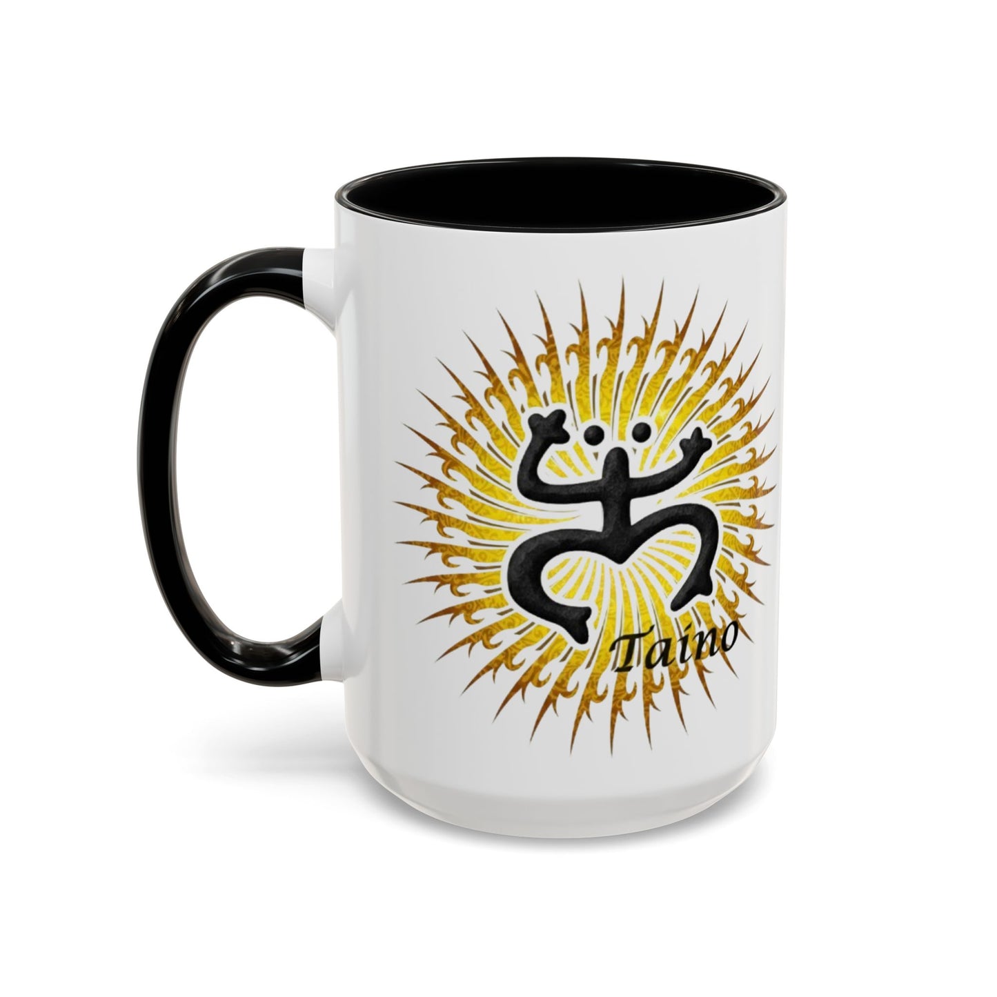 Taino Coqui Sun Colorful Accent Mugs, 11oz