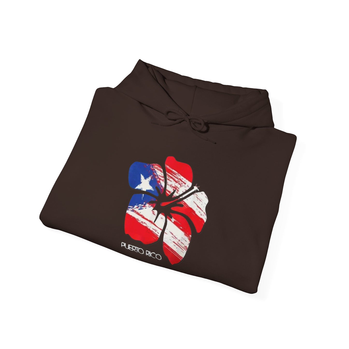 Puerto Rican Flower Unisex Hoodie, Cozy Sweatshirt, Casual Wear, Gifts for Adventures, Pride Apparel, Comfortable Streetwear