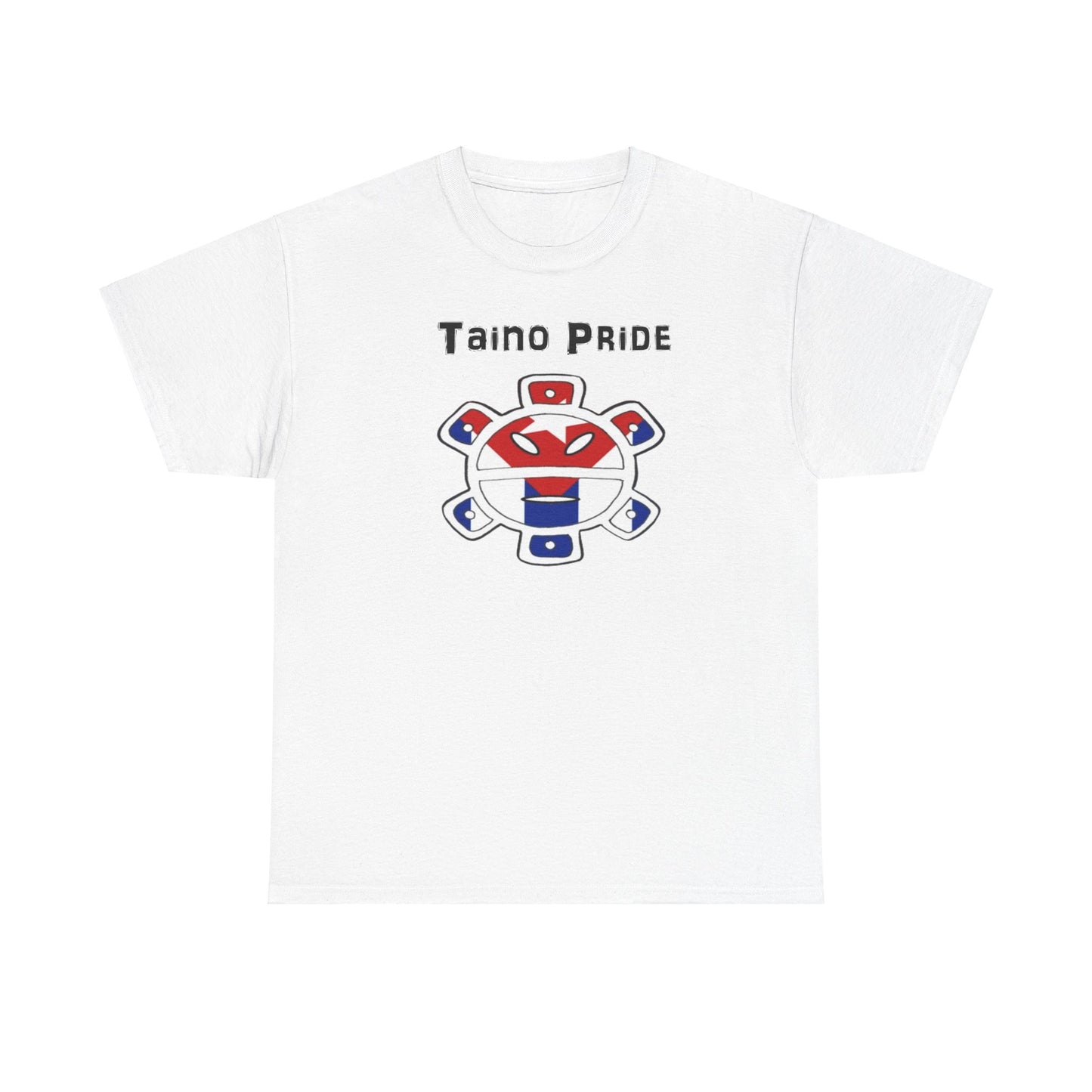 Cuban Flag Taino Pride, Unisex Heavy Cotton Tee