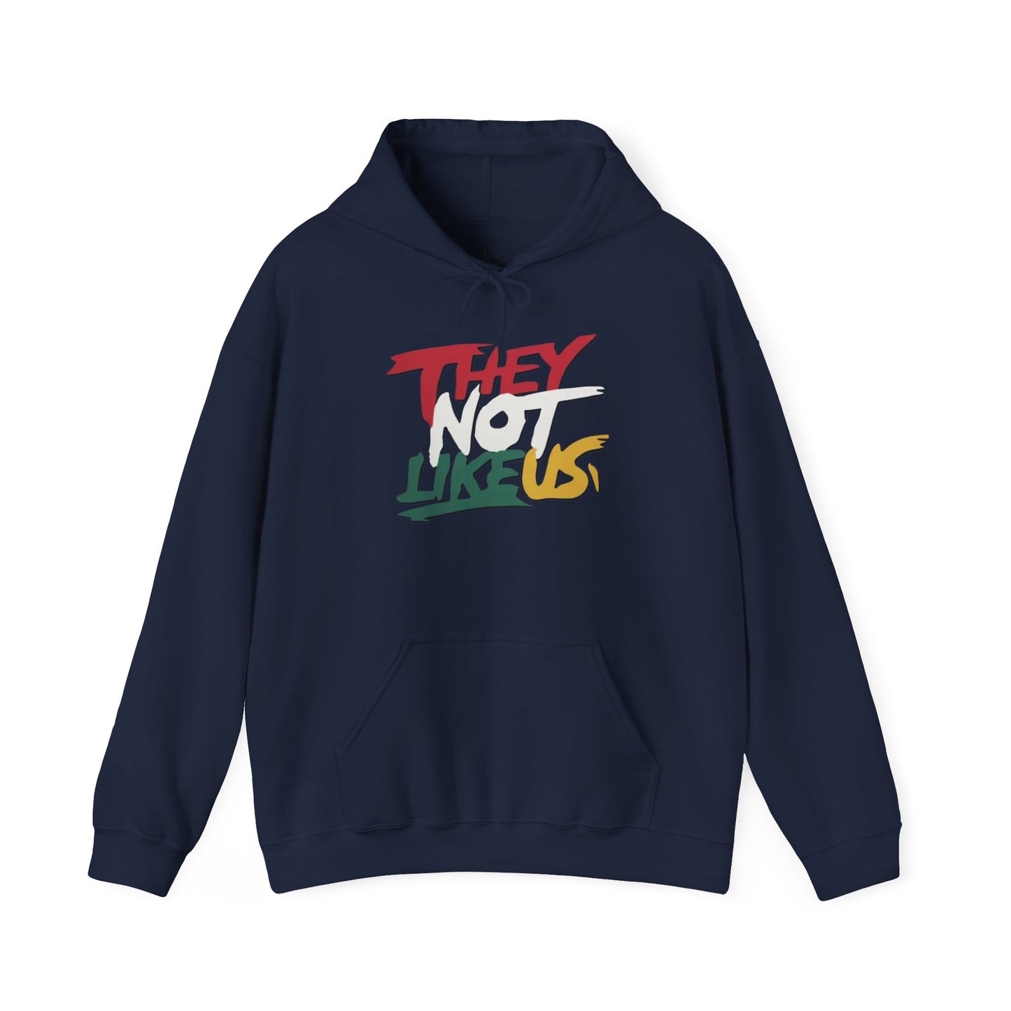They Not Like US Unisex Hoodie, Cozy Sweatshirt, Casual Wear, Gifts for Adventures, Pride Apparel, Comfortable Streetwear