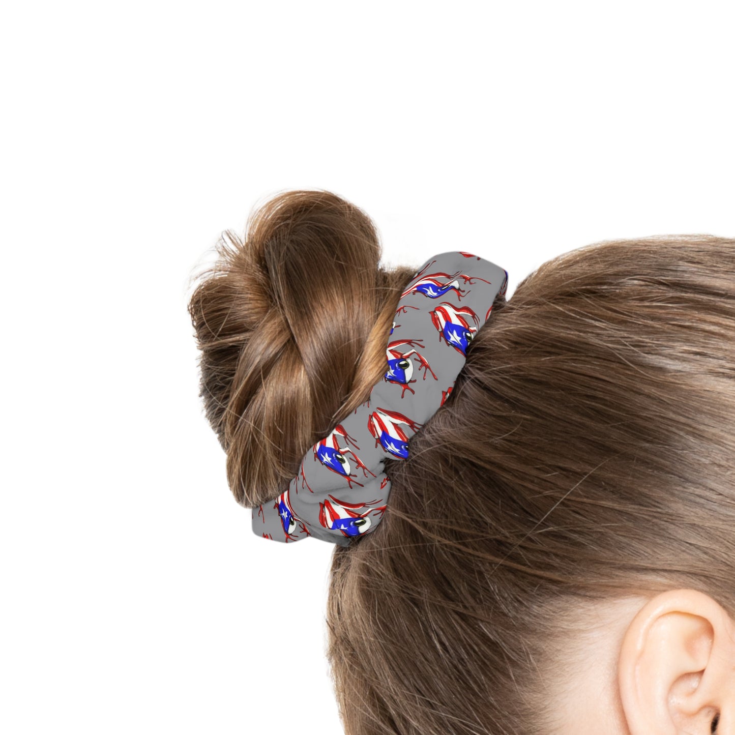 PR Flag Gray, Scrunchie