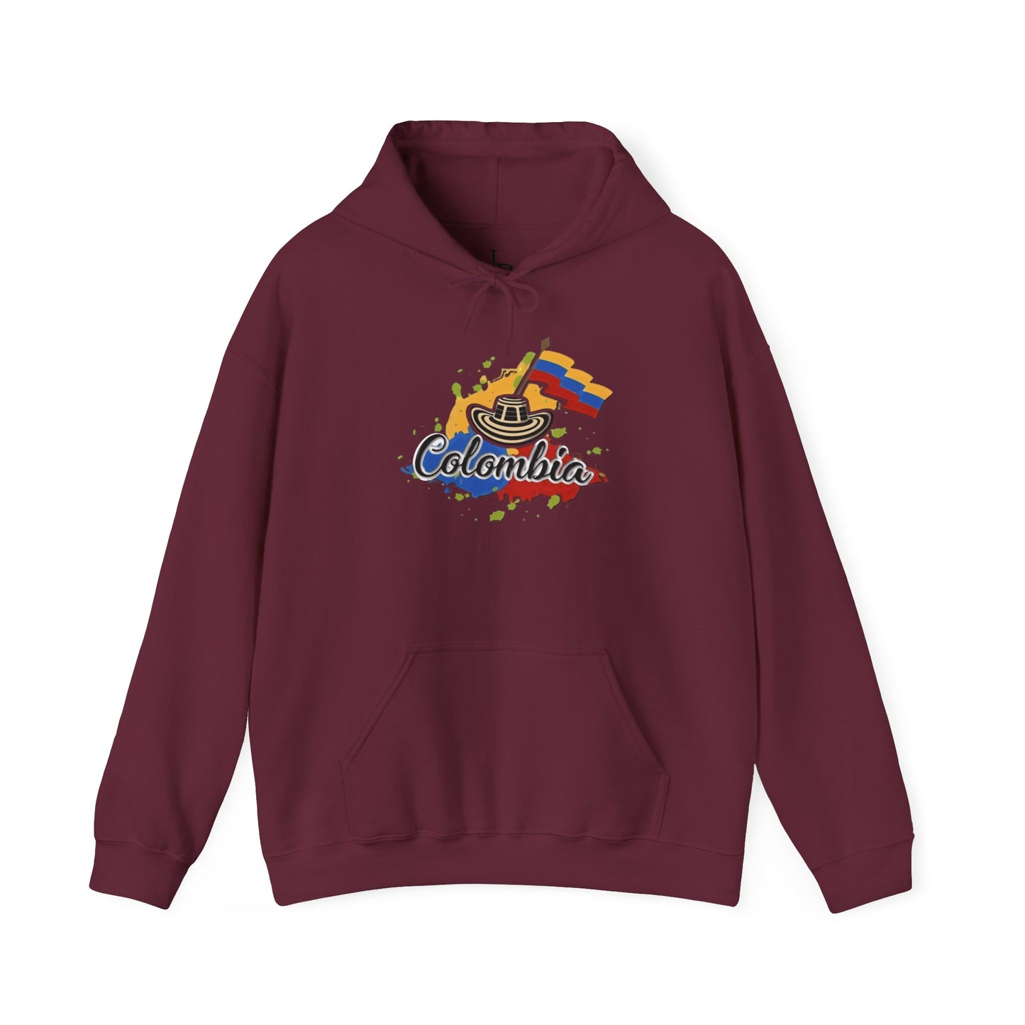 Colombia Unisex Hoodie, Cozy Sweatshirt, Casual Wear, Gifts for Adventures, Pride Apparel, Comfortable Streetwear
