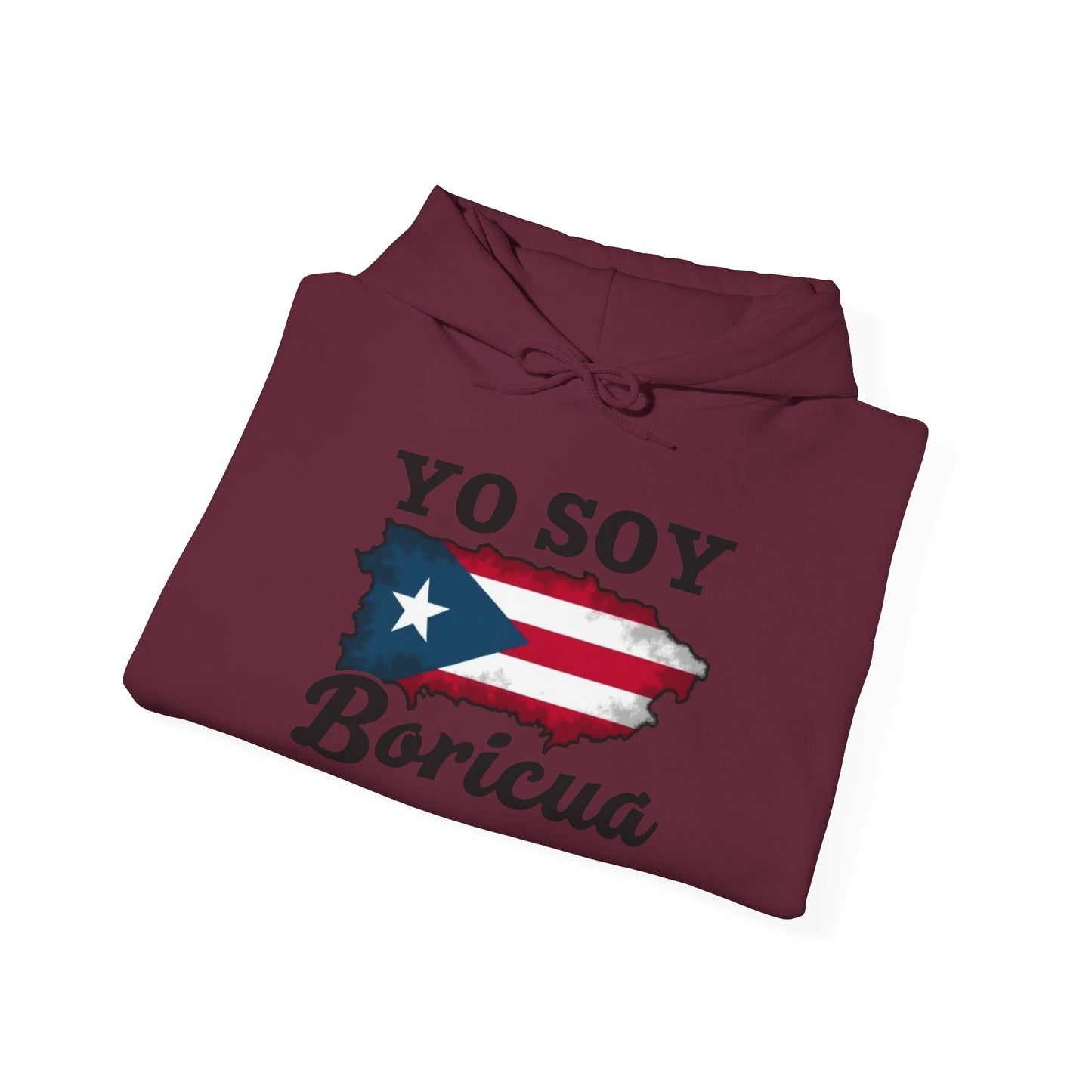 Yo Soy Boricua Unisex Hoodie, Cozy Sweatshirt, Casual Wear, Gifts for Adventures, Pride Apparel, Comfortable Streetwear
