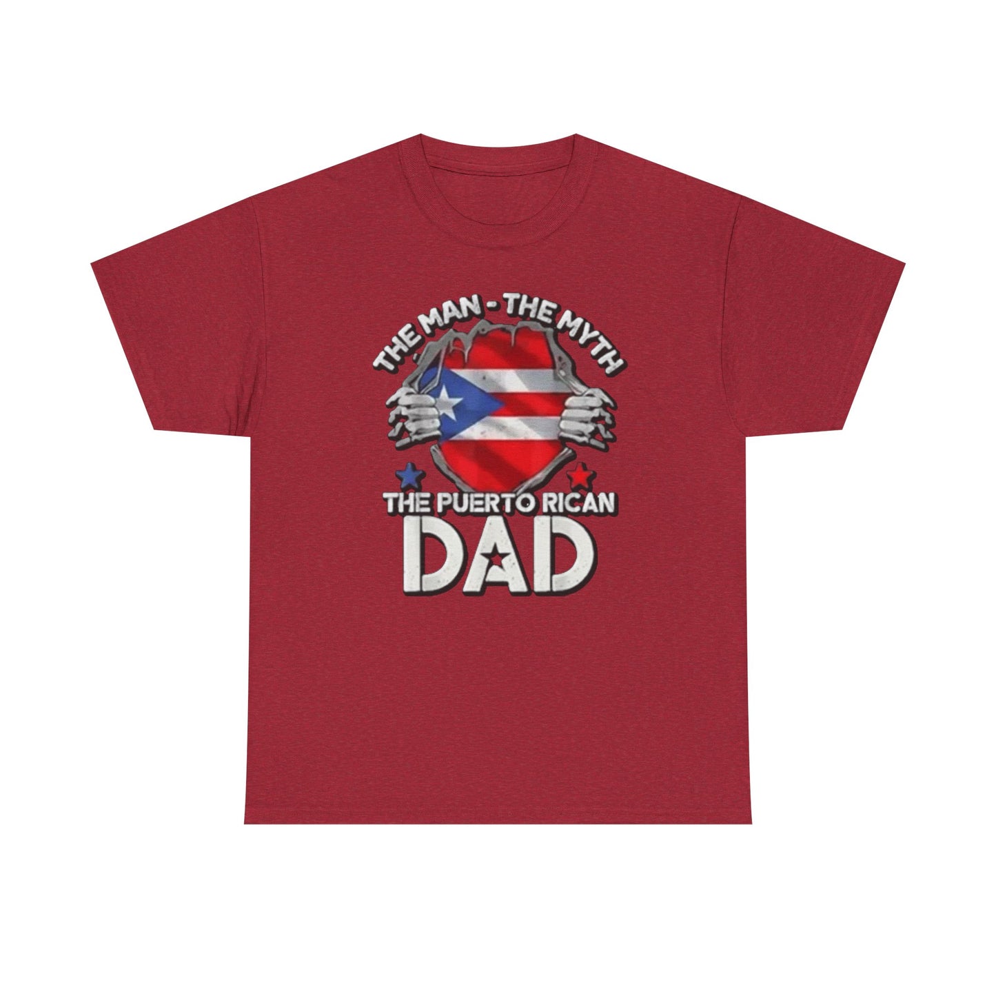 The Puerto Rican DAD, Unisex Heavy Cotton Tee