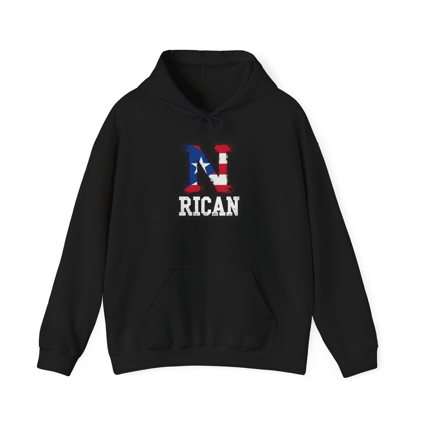 N Rican Unisex Hoodie, Cozy Sweatshirt, Casual Wear, Gifts for Adventures, Pride Apparel, Comfortable Streetwear
