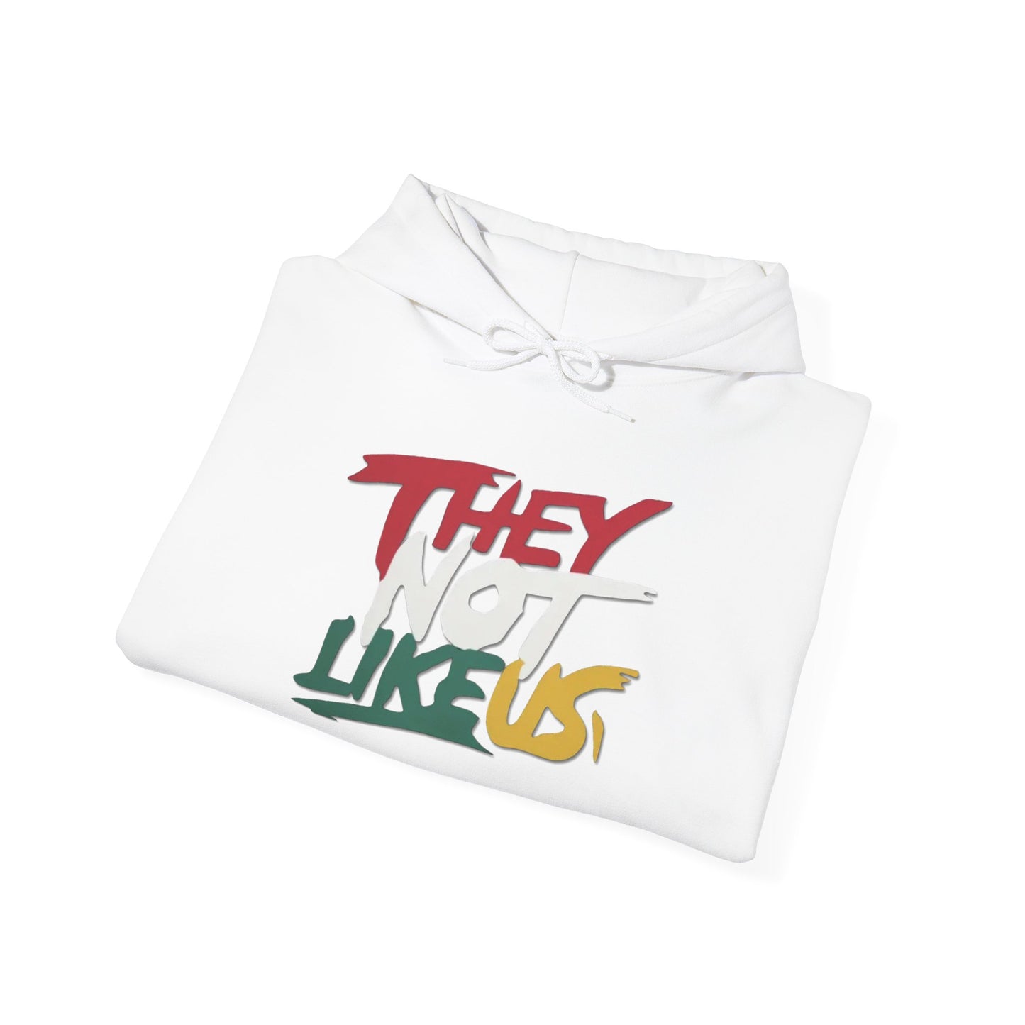 They Not Like US Unisex Hoodie, Cozy Sweatshirt, Casual Wear, Gifts for Adventures, Pride Apparel, Comfortable Streetwear