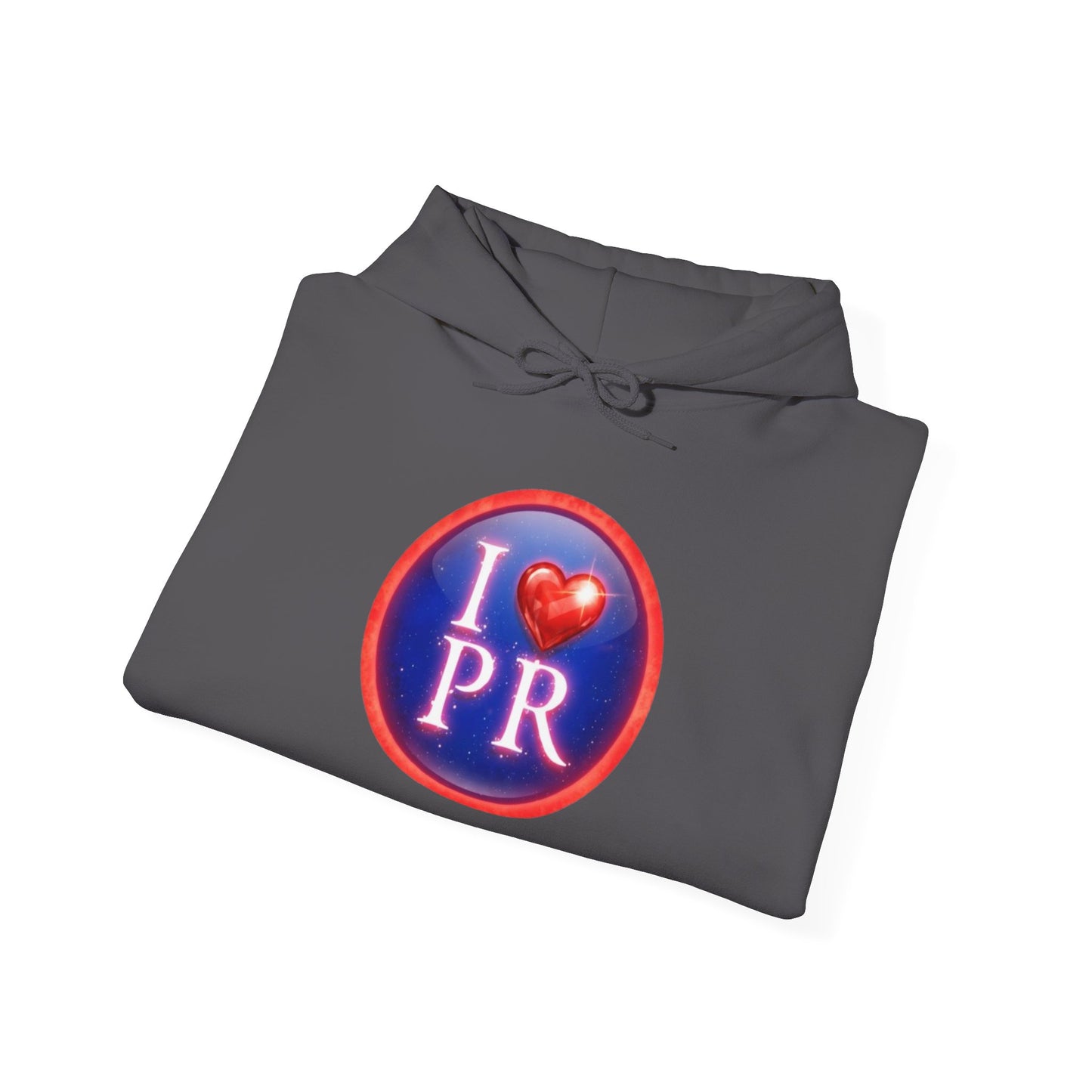 I love PR, Unisex Heavy Blend™ Hooded Sweatshirt