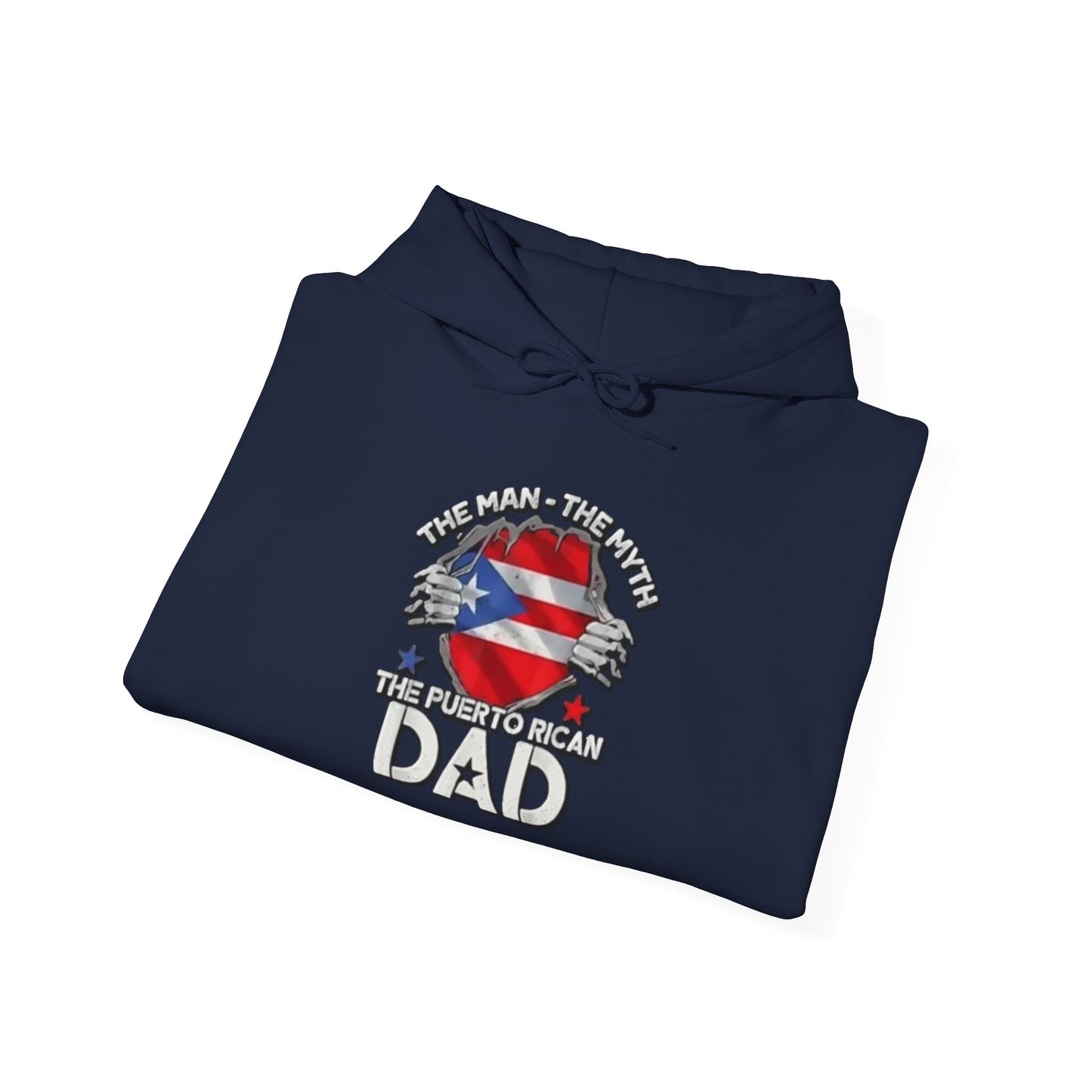 The Puerto Rican DAD Unisex Hoodie, Cozy Sweatshirt, Casual Wear, Gifts for Adventures, Pride Apparel, Comfortable Streetwear