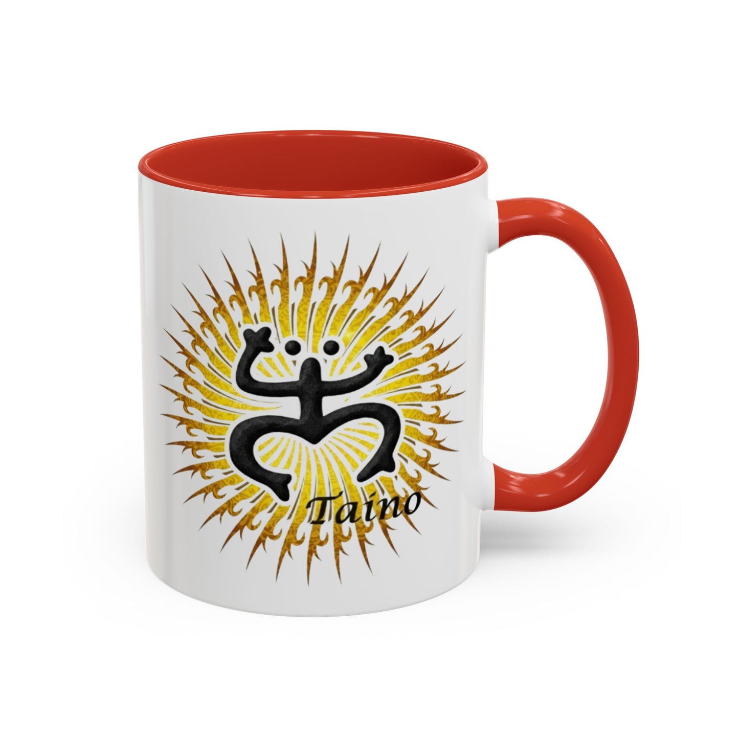 Taino Coqui Sun Colorful Accent Mugs, 11oz