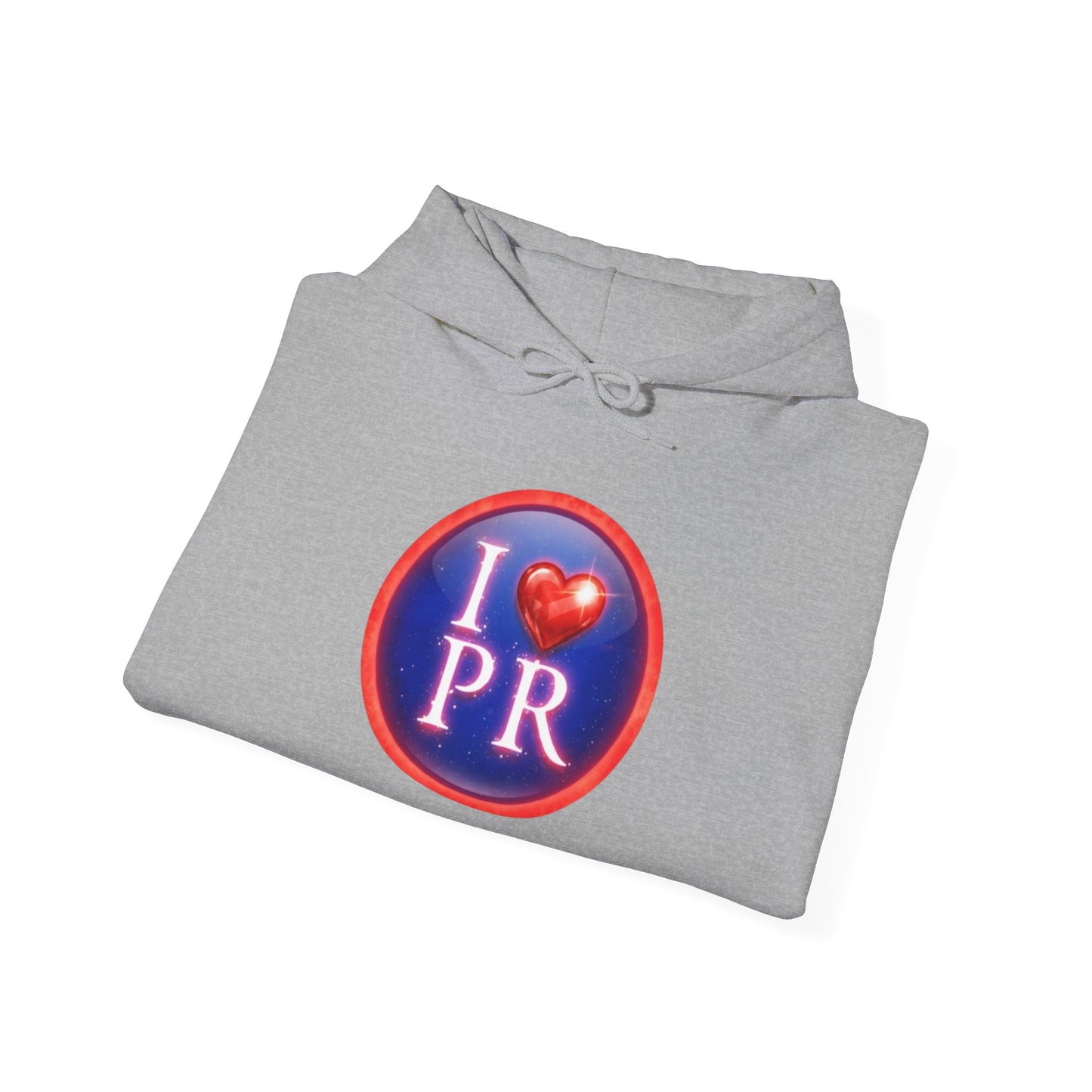 I love PR, Unisex Heavy Blend™ Hooded Sweatshirt